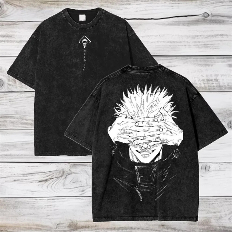 Summer Away Clothing - Koszulka Gojo Satoru Jujutsu Kaisen Męska