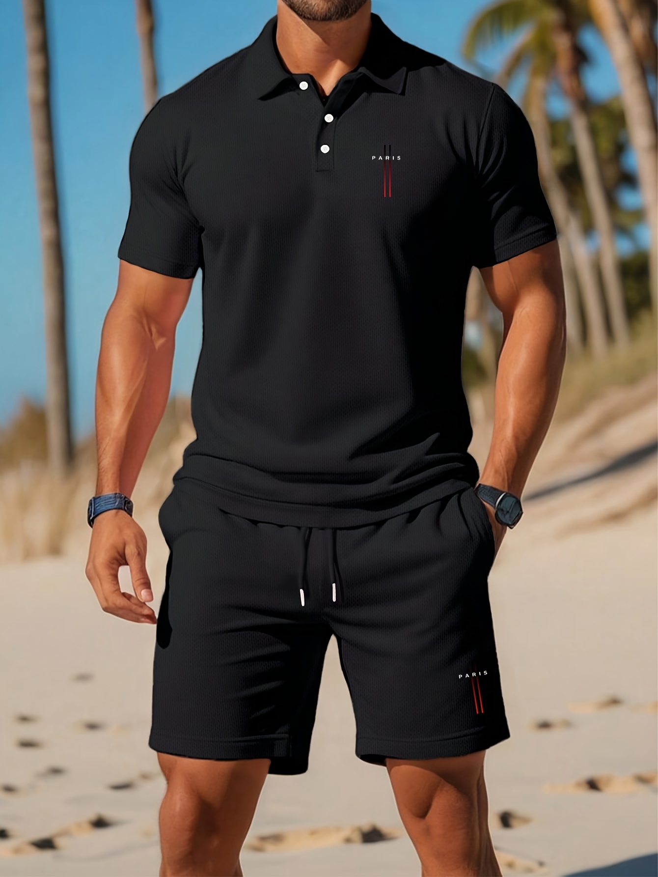 Summer Clothing Design - Męski zestaw polo na lato 2026