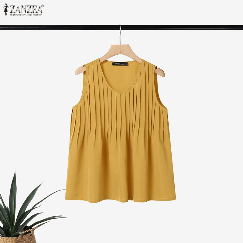 Summer Clothing Plus Size Women - ZANZEA Plus Size 5XL Damska Bluzka