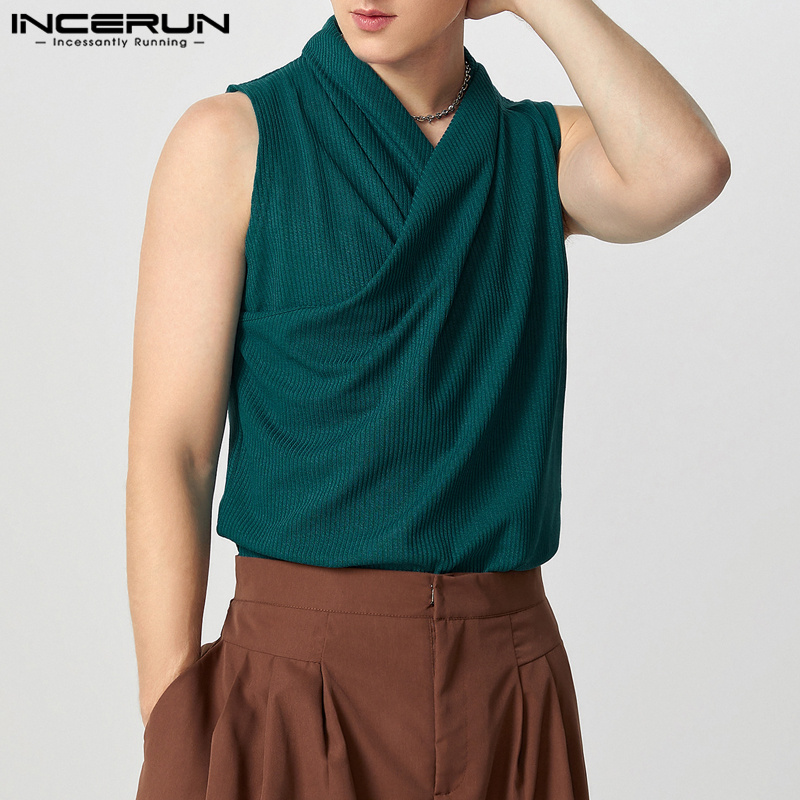 Summer Clothing Colors 2026 - Męskie tank topy 2026, jednolite kolory,