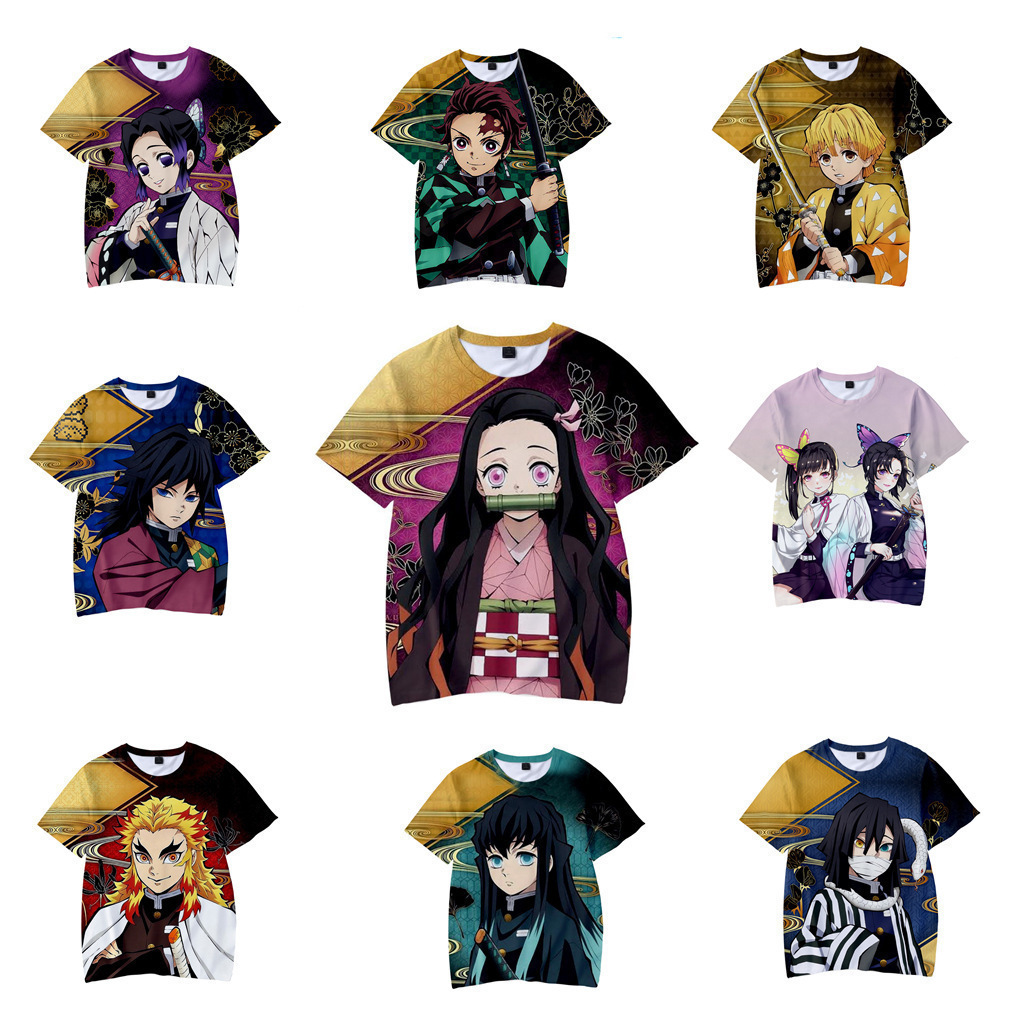 Summer Away Clothing - Koszulka z krótkim rękawem Demon Slayer