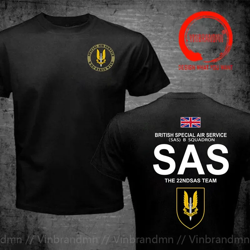 Summer Clothing Uk Men - British Special Air Service Męska koszulka