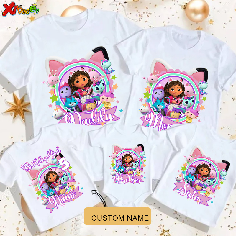 Summer Clothing Toddler - Koszulka urodzinowa dla dziewczynek z personalizowanym