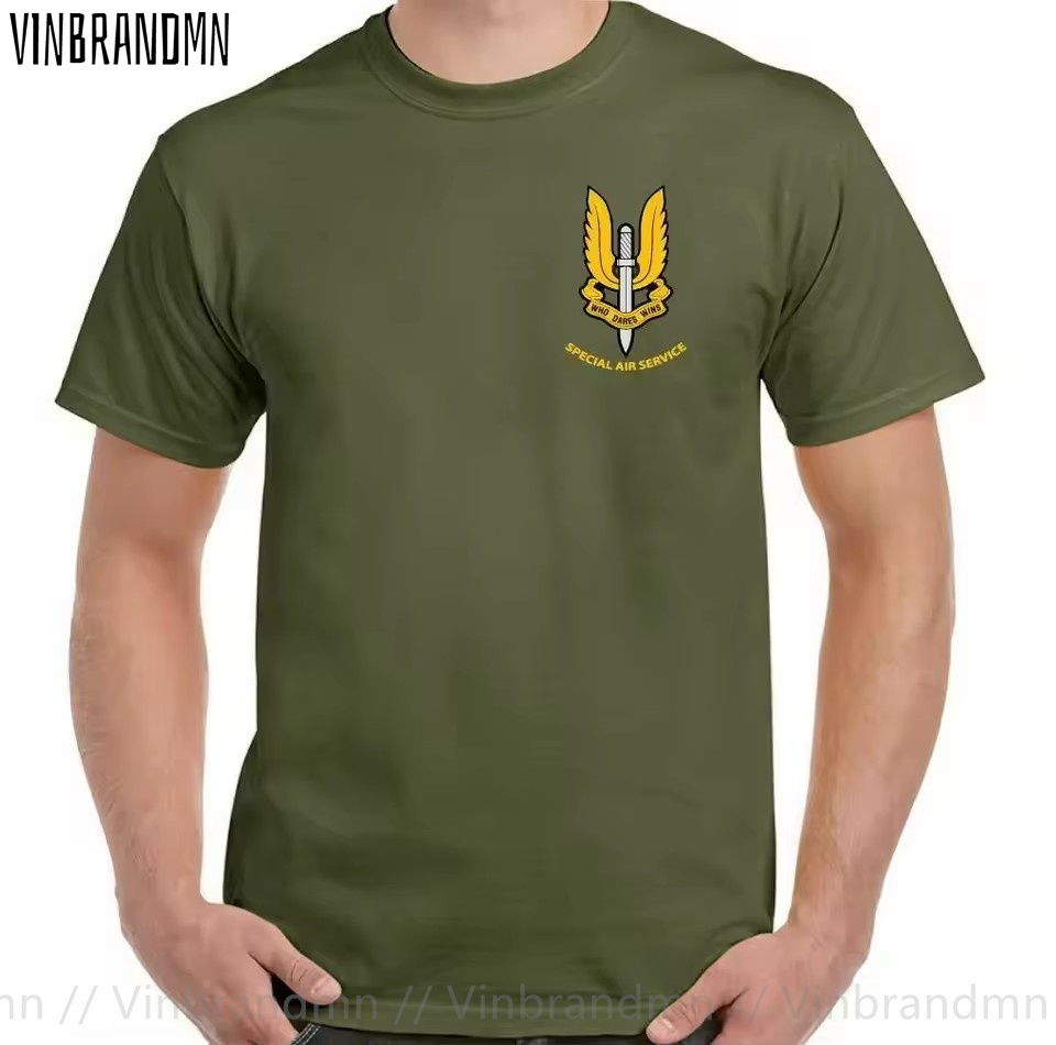 Summer Clothing Uk Men - Koszulki męskie Special Air Service British