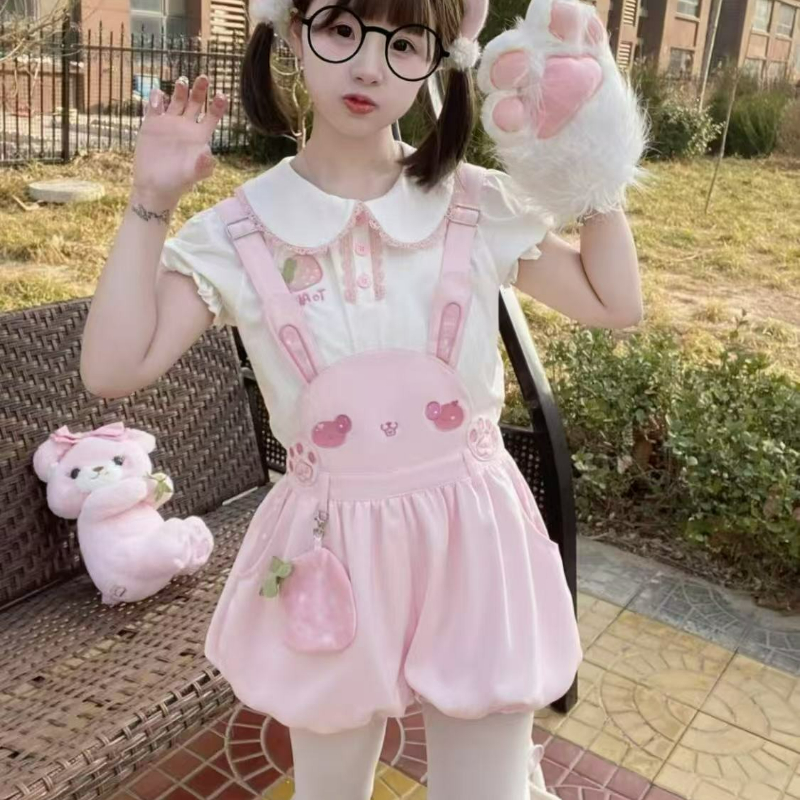 Summer Japanese Clothing - Japoński Kawaii śliczne spodenki w stylu