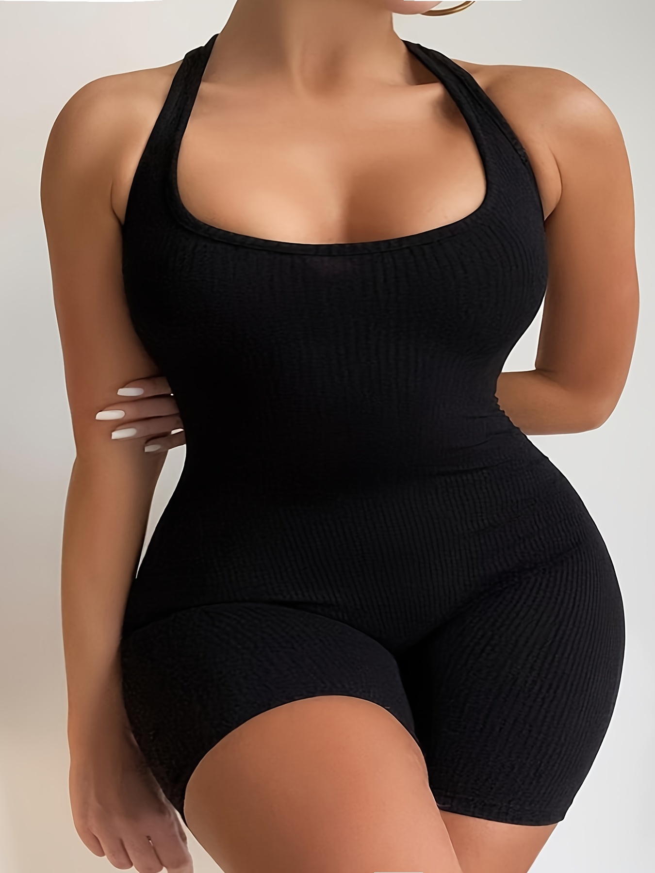 Summer Clothing Plus Size - Plus Size nowy letni czarny Halter