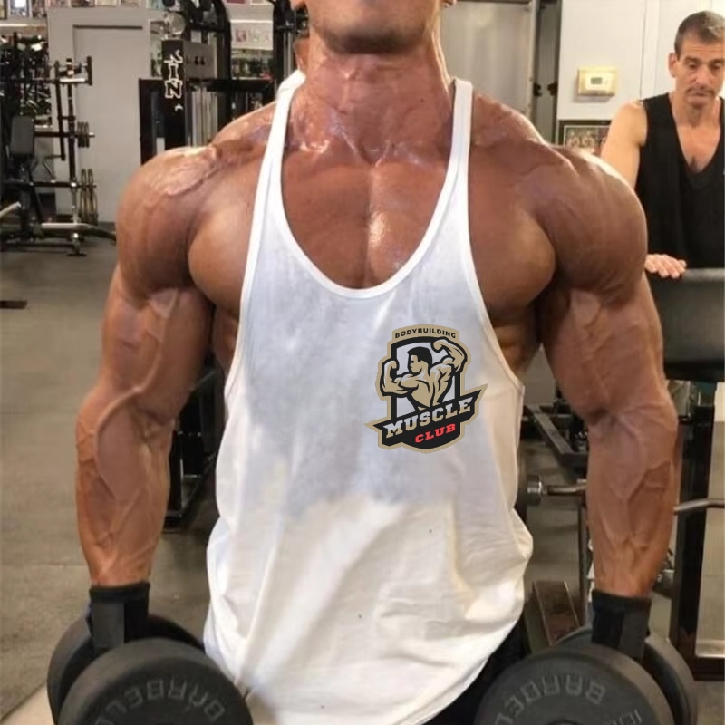 Summer Clothing Essentials Men - Kamizelka fitness, pasek do ćwiczeń, męska