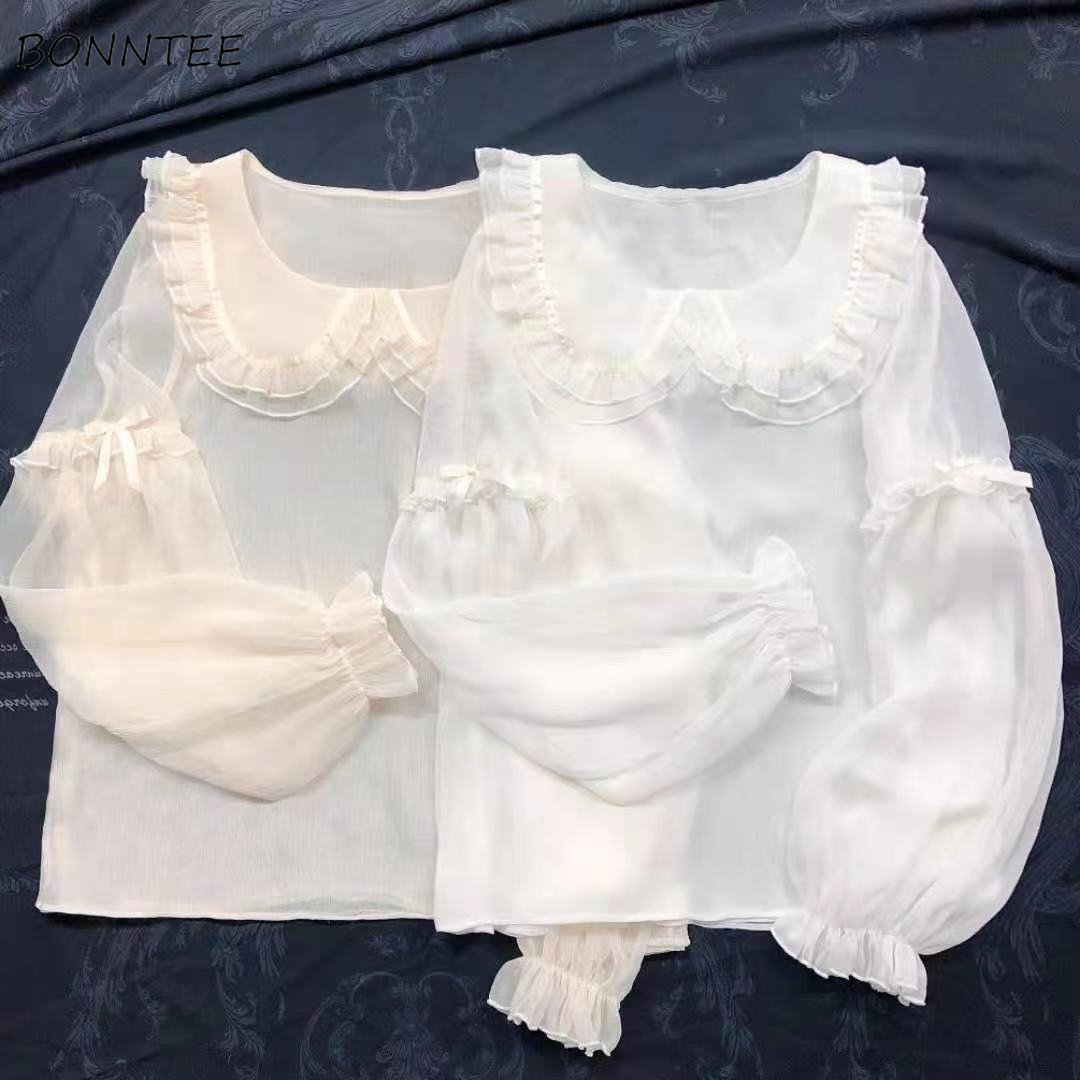 Crop Blouse Linen - Nowe wiosenne bluzki damskie proste Kawaii