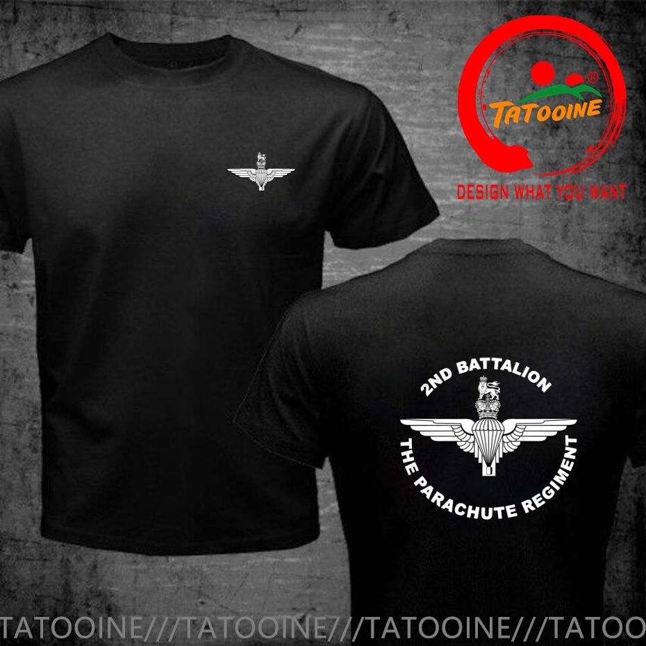 Summer Clothing Uk Men - Zabawny wzór Brytyjskiej Armii UK Parachute