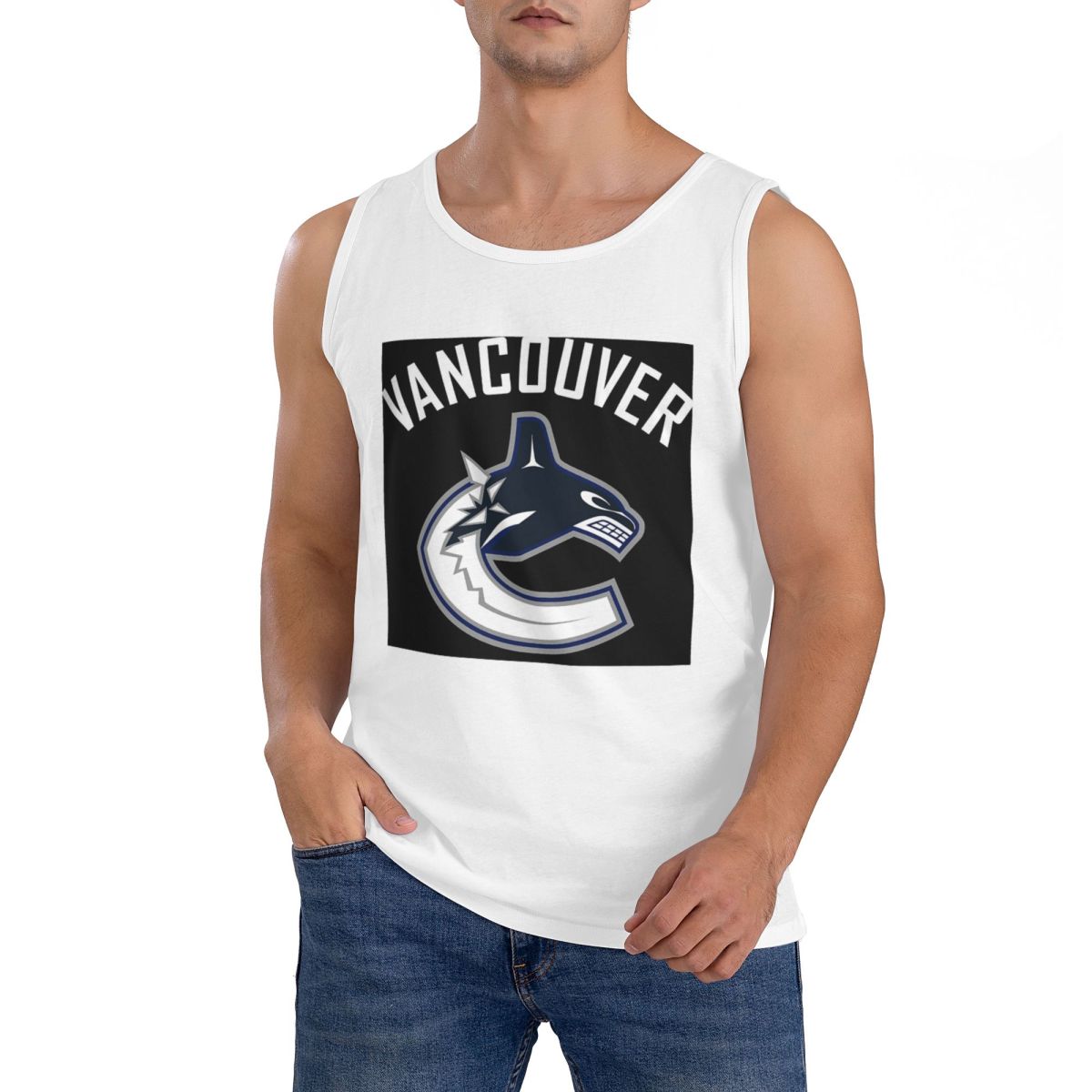 Summer Clothing Essentials Men - Koszulka bez rękawów męska Vancouver Hockey