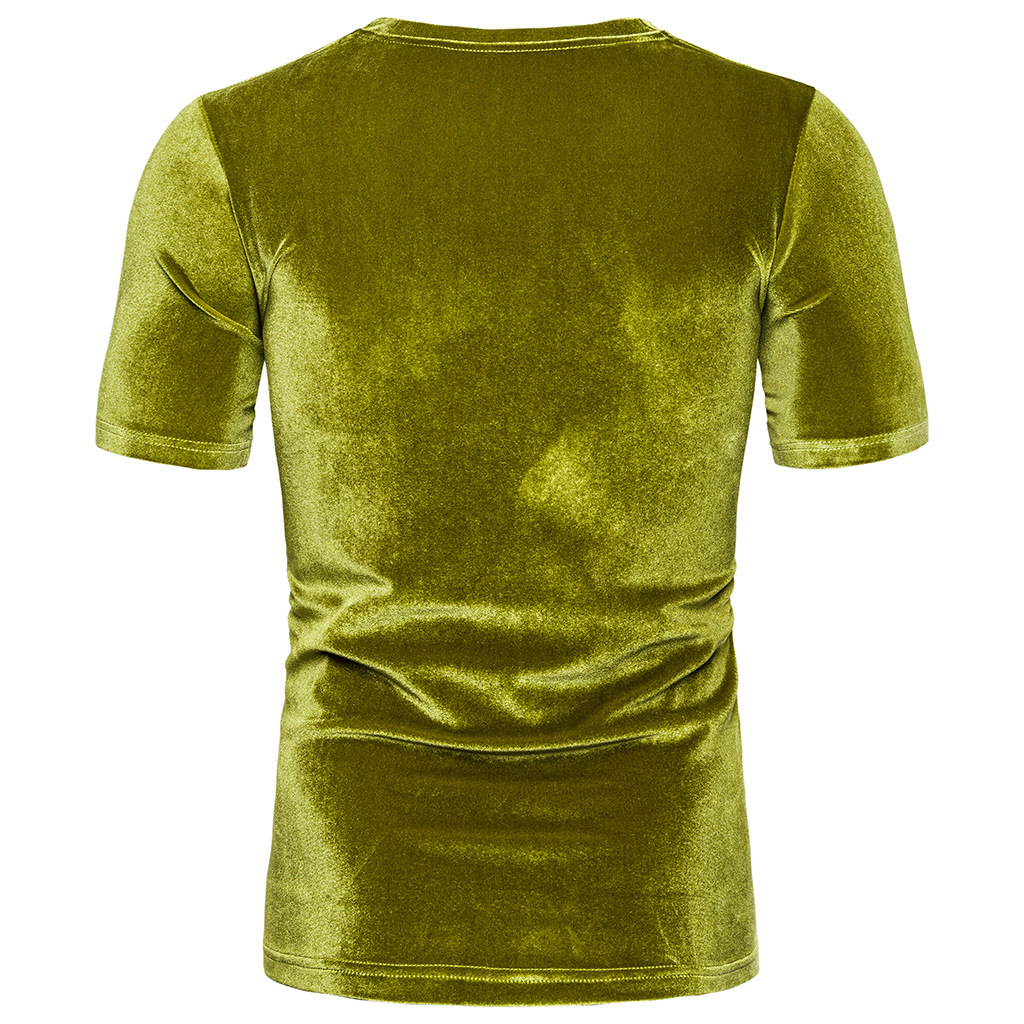 Męska aksamitna koszulka z kró – Summer Clothing Colors 2026 recenzja i cena