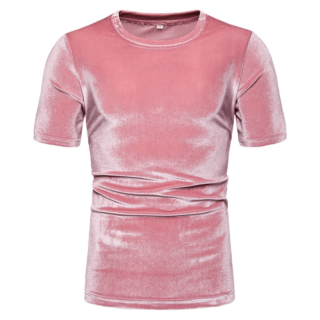 Męska aksamitna koszulka z kró – Summer Clothing Colors 2026 recenzja i cena