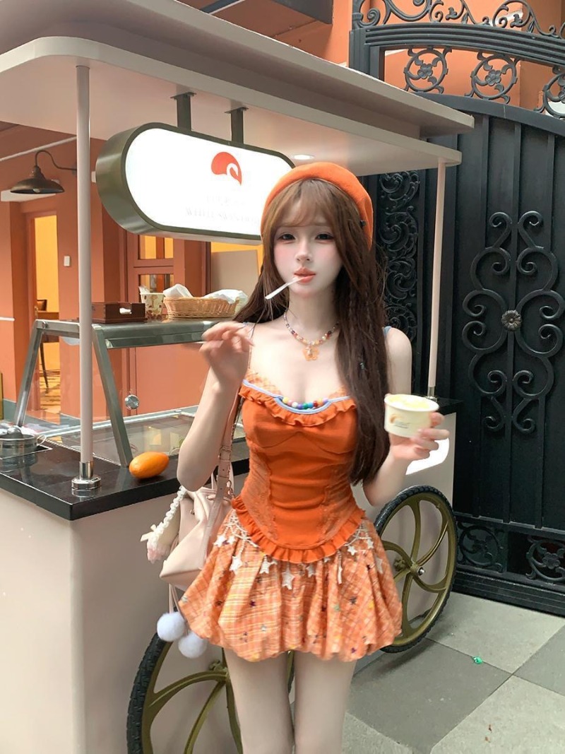 Letni Nowy Pomarańczowy Dopami – Summer Japanese Clothing recenzja i cena