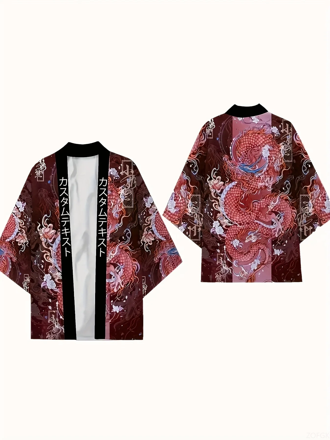 Kimono Unisex 3D Retro Długi N – Summer Japanese Clothing recenzja i cena