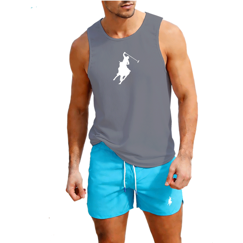 Męski letni zestaw: kamizelka  – Summer Clothing Mens recenzja i cena
