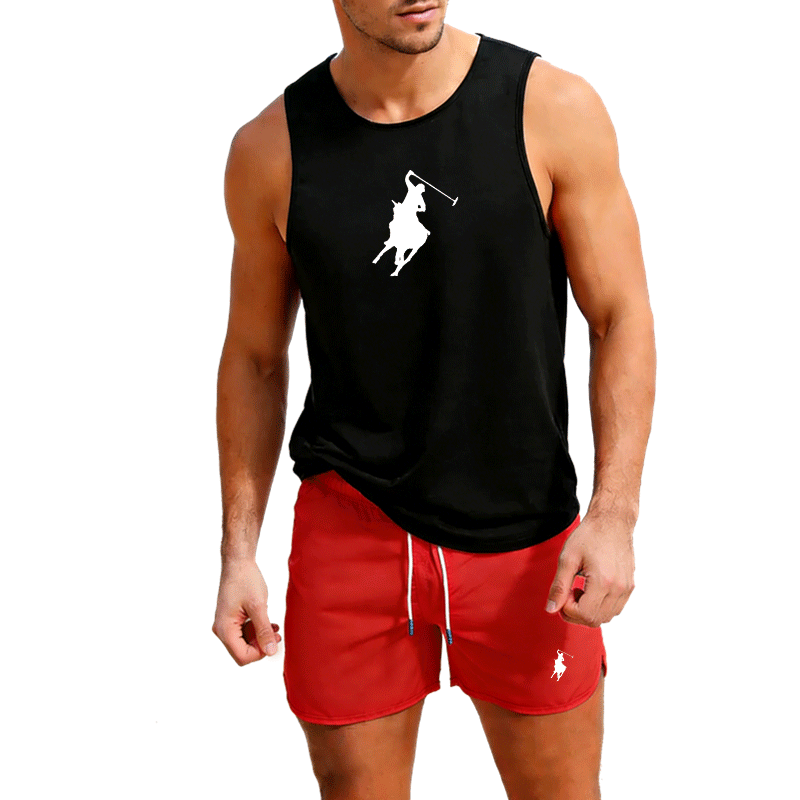 Męski letni zestaw: kamizelka  – Summer Clothing Mens recenzja i cena