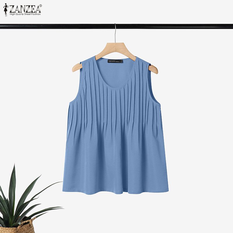 ZANZEA Plus Size 5XL Damska Bl – Summer Clothing Plus Size Women recenzja i cena