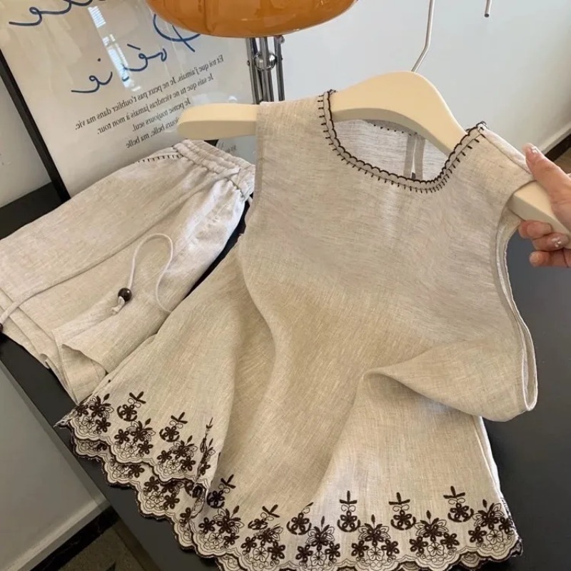 Prosty komplet damski w stylu  – Summer Linen Clothing For Women recenzja i cena