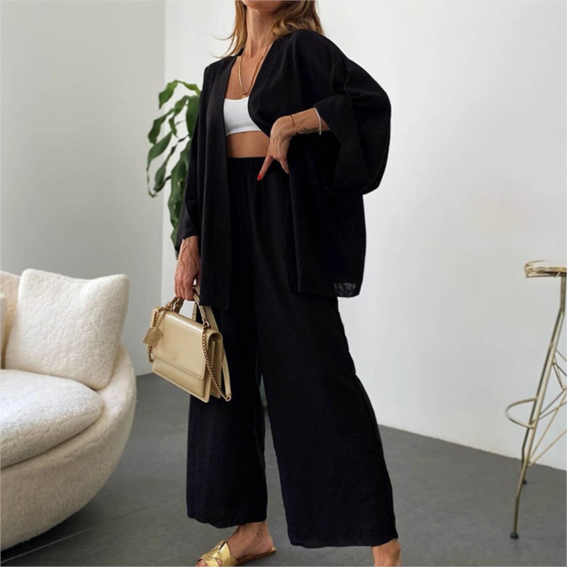 Lniany kombinezon damski z ręk – Summer Linen Clothing For Women recenzja i cena