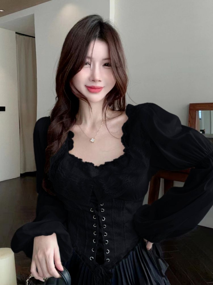 Solidna Bluzka Damska Wiązana  – Crop Blouse Linen recenzja i cena