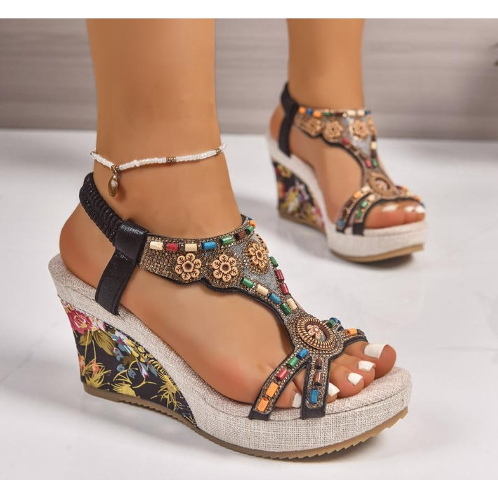 Damskie skórzane letnie sandał – Summer Clothing Plus Size Women recenzja i cena