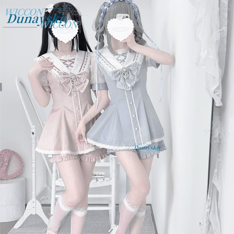 Zestaw Sukienki z Kołnierzykie – Summer Japanese Clothing recenzja i cena