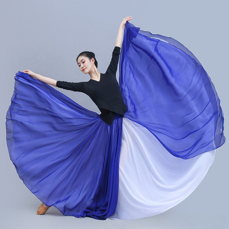 Długa spódnica z szyfonu z duż – Summer Clothing Colors 2026 recenzja i cena