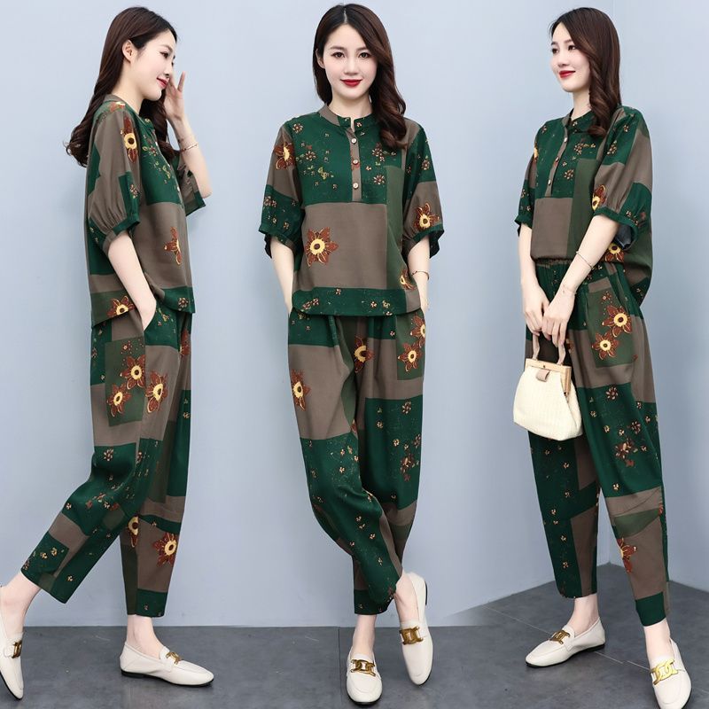 Letnie komplety dla mam w śred – Summer Linen Clothing For Women recenzja i cena