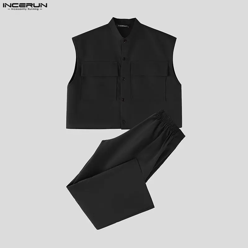 INCERUN Męskie Komplety Bez Rę – Summer Clothes Fashion recenzja i cena