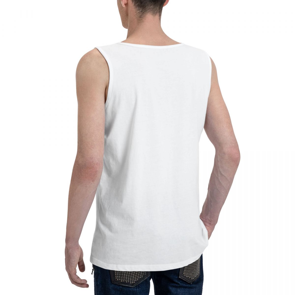 Koszulka bez rękawów męska 100 – Summer Clothing Essentials Men recenzja i cena