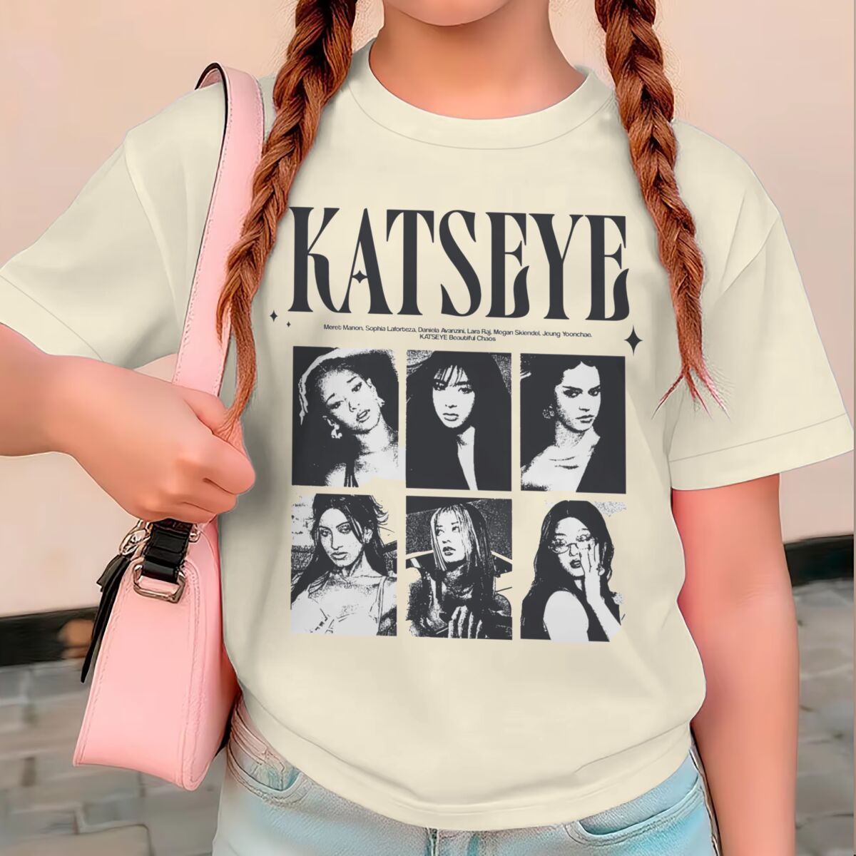 KATSEYE Print Letnie bluzki dl – Summer Clothing Toddler recenzja i cena
