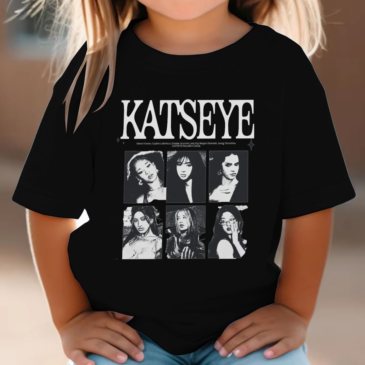 KATSEYE Print Letnie bluzki dl – Summer Clothing Toddler recenzja i cena