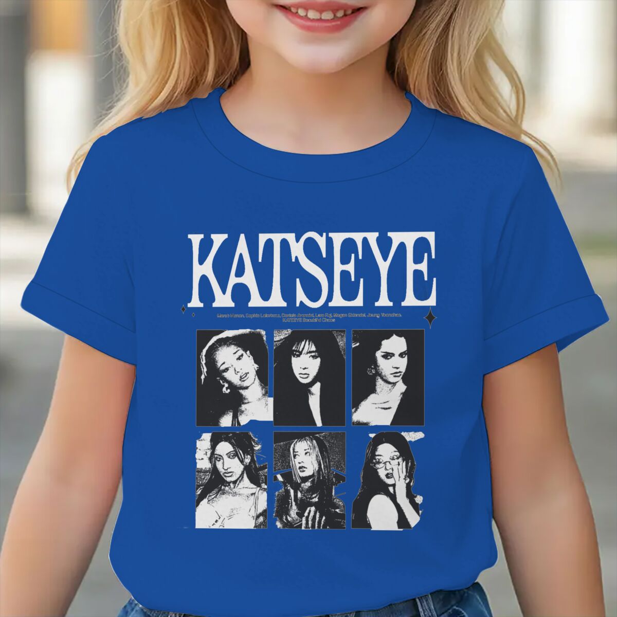 KATSEYE Print Letnie bluzki dl – Summer Clothing Toddler recenzja i cena