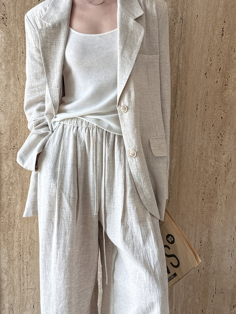 Jesienne Ekskluzywne Komplety  – Summer Linen Clothing For Women recenzja i cena