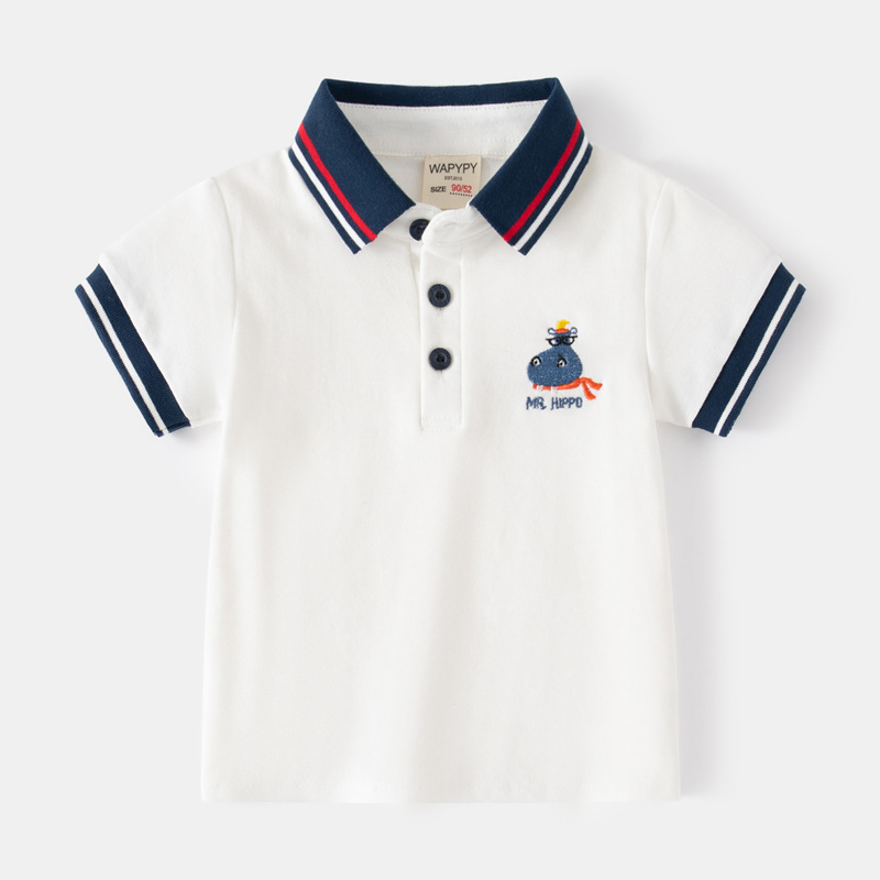 Baby Boy Toddler Polo Shirts f – Summer Clothing Toddler recenzja i cena