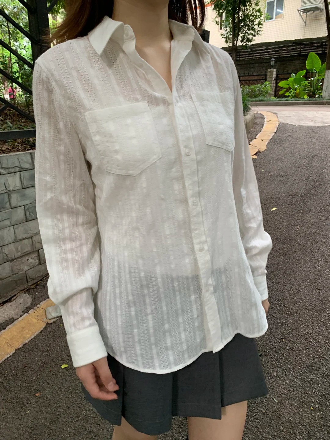 Lniana bawełniana bluzka z koł – Crop Blouse Linen recenzja i cena