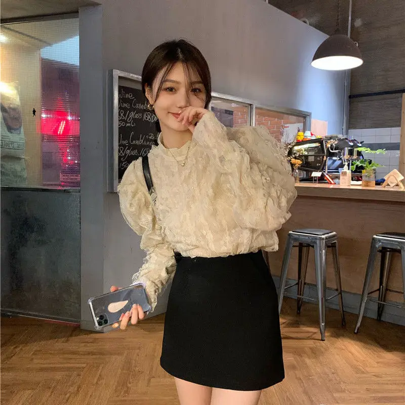 Bluzki w stylu vintage damskie – Crop Blouse Linen recenzja i cena