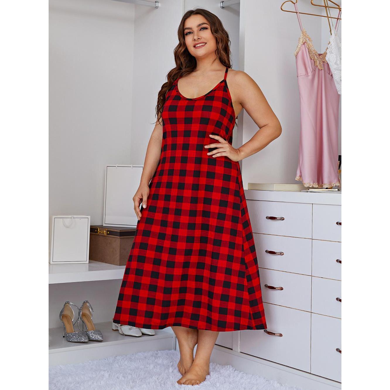 Sukienka do spania plus size d – Summer Clothing Plus Size Women recenzja i cena