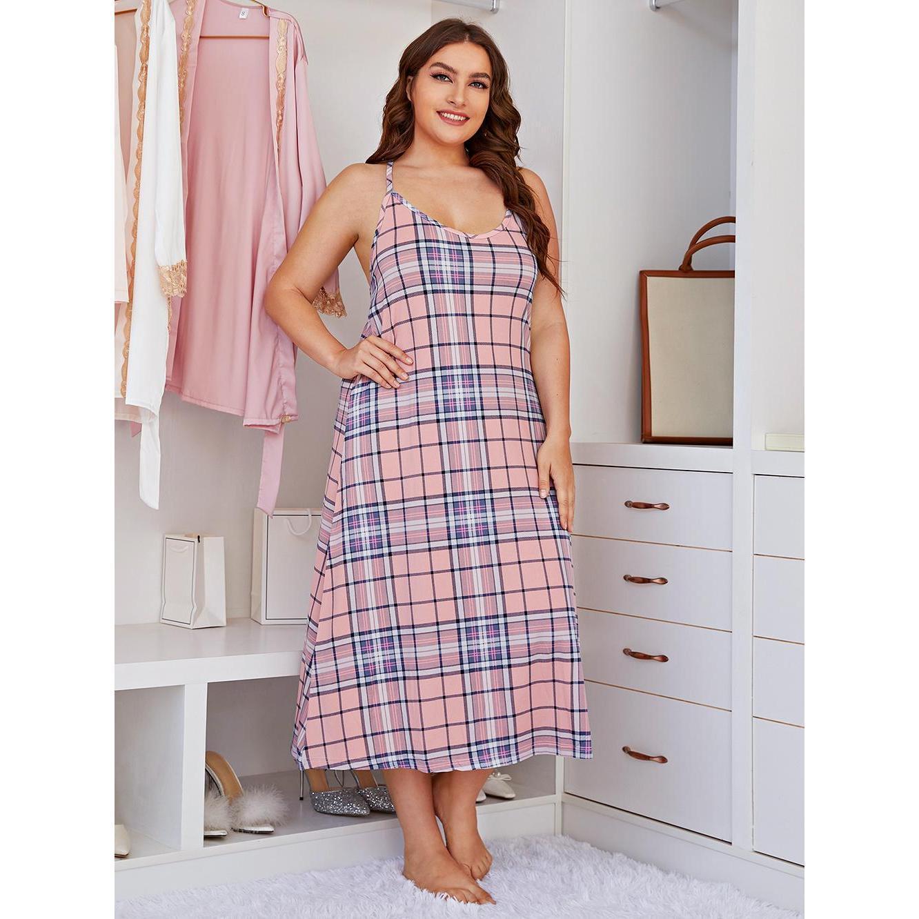 Sukienka do spania plus size d – Summer Clothing Plus Size Women recenzja i cena